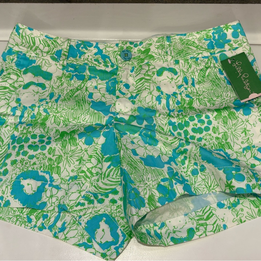 Lilly Pulitzer Callahans. Limeade it’s a zoo. Size 8. NWT.